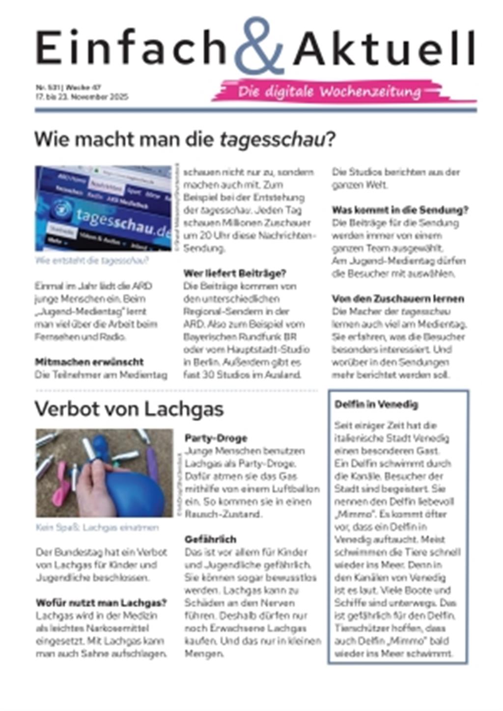Einfach & aktuell Abo sicher & einfach bestellen