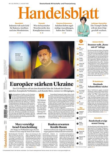 Cover des Handelsblatt Magazins
