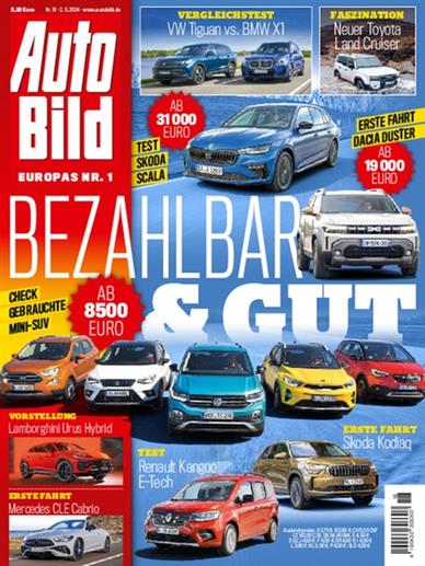 Das Cover des Auto Bild Magazins