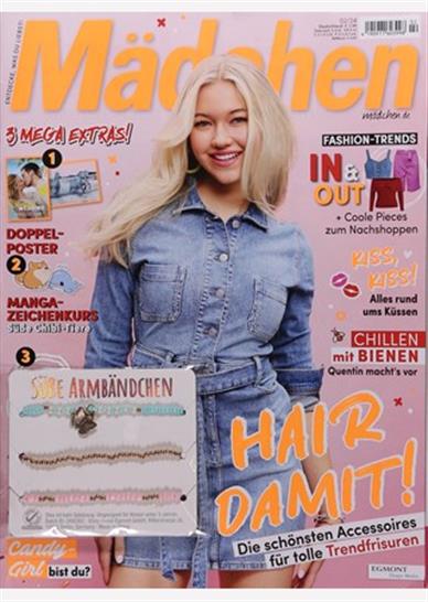 Das Cover der Zeitschrift Mädchen