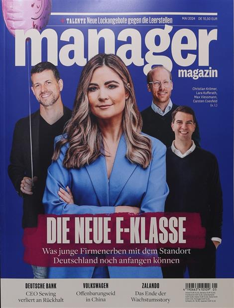 Das Cover der Zeitschrift Manager Magazin