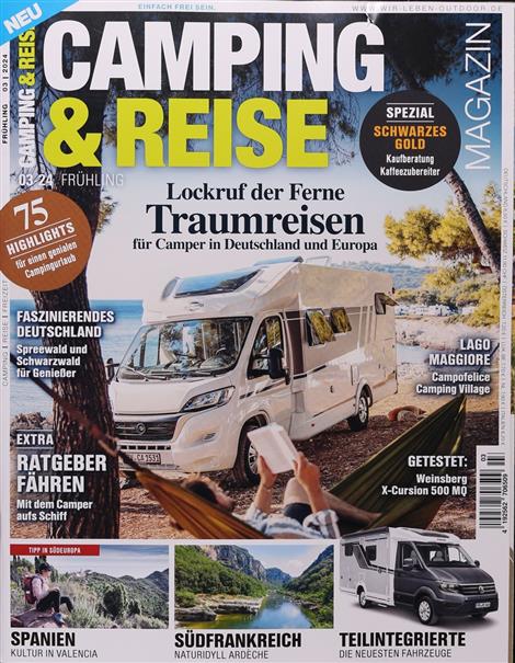 Das Cover der Zeitschrift Camping & Reisen Magazin