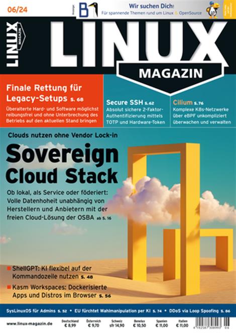 Linux Magazin Abo Cover