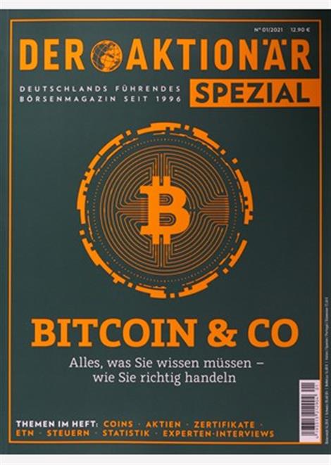 Der Aktionär SPEZIAL Nr. 1/2021 Bitcoin & Co. Sonderheft Cover