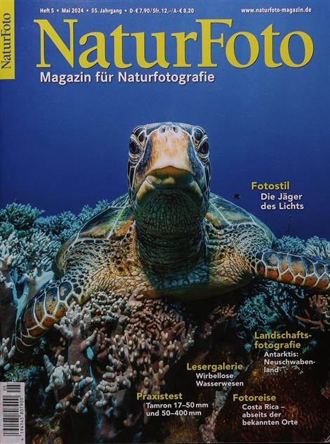 Das Cover der Zeitschrift Naturfoto