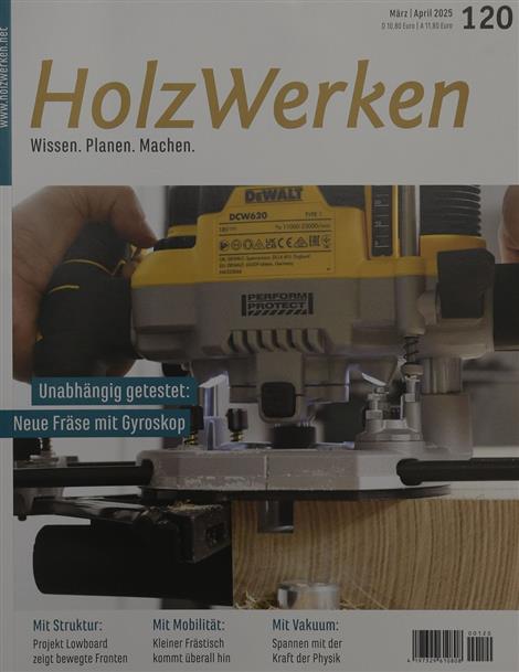 Cover der HolzWerken Zeitschrift