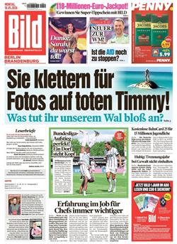 Bild Berlin Brandenburg E-Paper Cover
