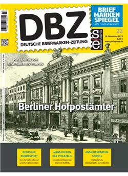 DBZ Briefmarkenzeitung Cover