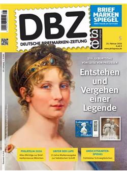 DBZ Briefmarkenzeitung Cover