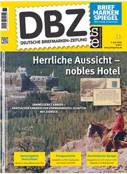 DBZ Briefmarkenzeitung Cover