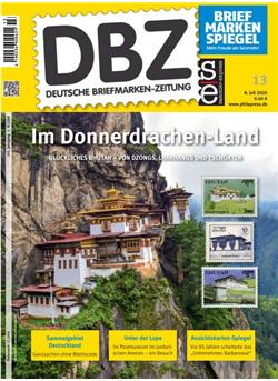 DBZ Briefmarkenzeitung Cover