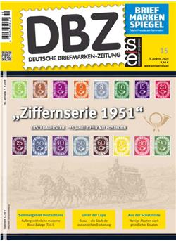 DBZ Briefmarkenzeitung Cover
