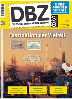 DBZ Briefmarkenzeitung Cover