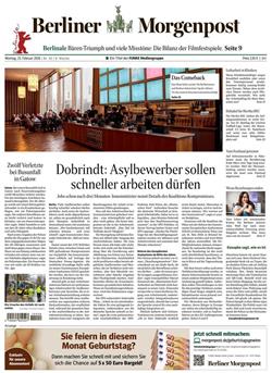 Berliner Morgenpost E-Paper Cover