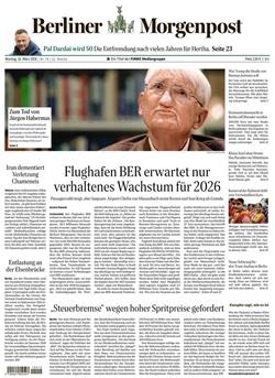 Berliner Morgenpost Cover
