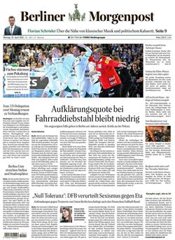 Berliner Morgenpost Cover