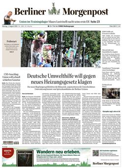 Berliner Morgenpost E-Paper Cover