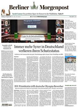 Berliner Morgenpost E-Paper Cover