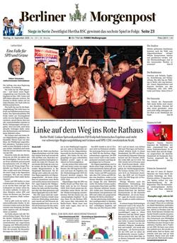 Berliner Morgenpost E-Paper Cover