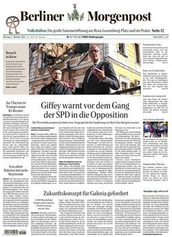 Berliner Morgenpost Cover