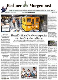 Berliner Morgenpost E-Paper Cover