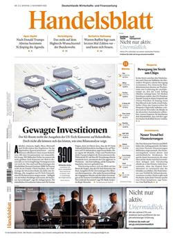 Handelsblatt Print & Digital Cover