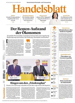 Handelsblatt Print & Digital Cover