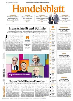 Handelsblatt Print & Digital Cover
