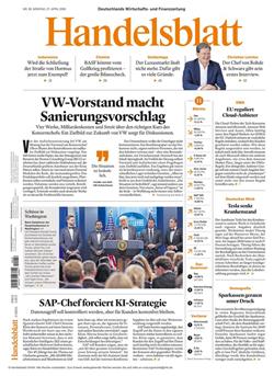 Handelsblatt Print & Digital Cover