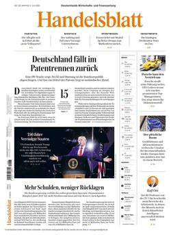 Handelsblatt Print & Digital Cover