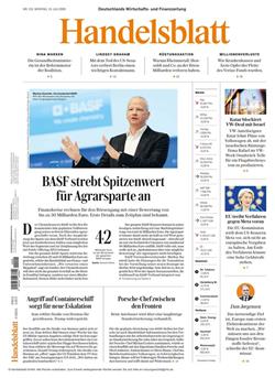 Handelsblatt Print & Digital Cover
