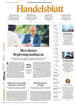 Handelsblatt Print & Digital Cover