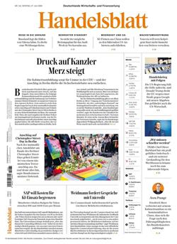 Handelsblatt Print & Digital Cover