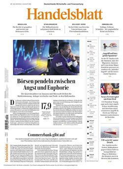 Handelsblatt Print & Digital Cover