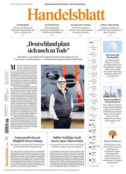 Handelsblatt Print & Digital Cover