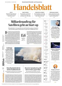 Handelsblatt Print & Digital Cover