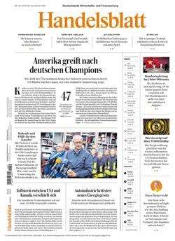 Handelsblatt Print & Digital Cover