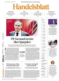 Handelsblatt Print & Digital Cover
