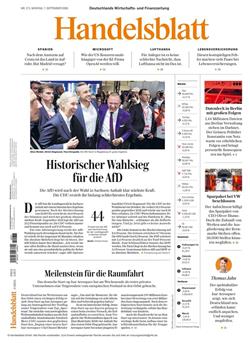 Handelsblatt Print & Digital Cover