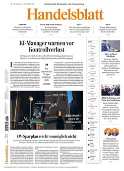 Handelsblatt Print & Digital Cover