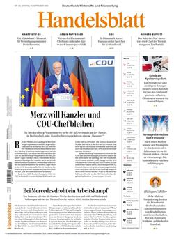 Handelsblatt Print & Digital Cover