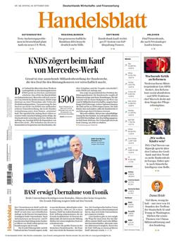 Handelsblatt Print & Digital Cover