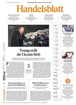 Handelsblatt Print & Digital Cover