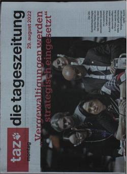 TAZ Wochentaz Print Cover