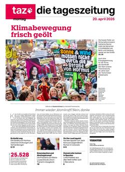 TAZ Wochentaz Kombi Cover