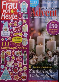 Frau von Heute Advent Sonderheft Cover