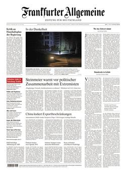FAZ Frankfurter Allgemeine Mo-Sa Cover