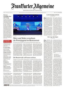 FAZ Frankfurter Allgemeine Mo-Sa Cover