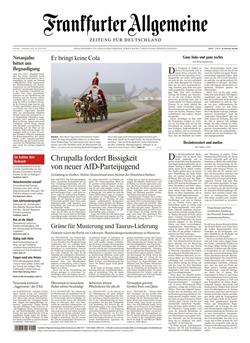 FAZ Frankfurter Allgemeine Mo-Sa E-Paper Cover