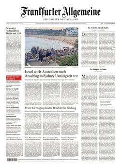 FAZ Frankfurter Allgemeine Mo-Sa Cover